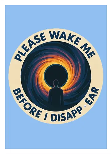Please wake me before I disappear