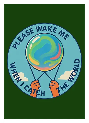 Please wake me when I catch the world