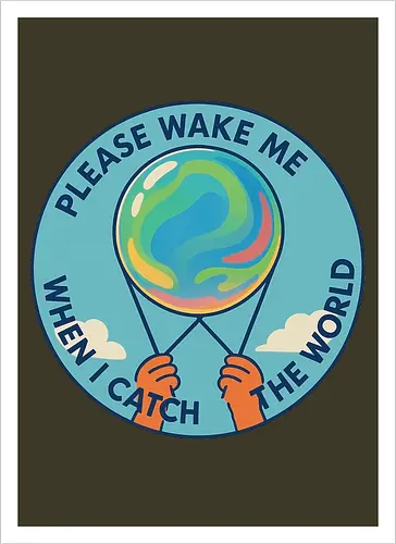 Please wake me when I catch the world