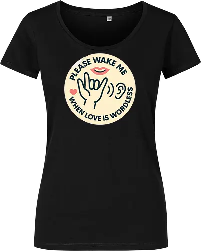 Please wake me when love is wordless