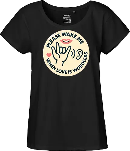 Please wake me when love is wordless