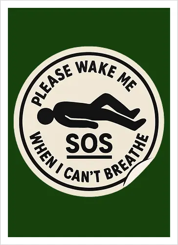 Please wake me when I can’t breathe