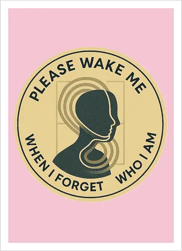 Please wake me when I forget who I am