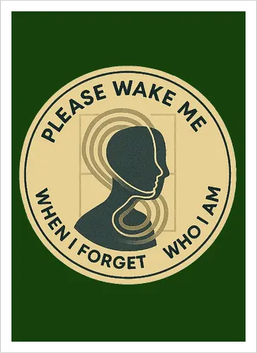Please wake me when I forget who I am
