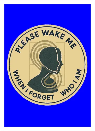 Please wake me when I forget who I am