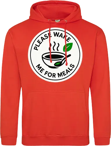 Please wake me for meals
