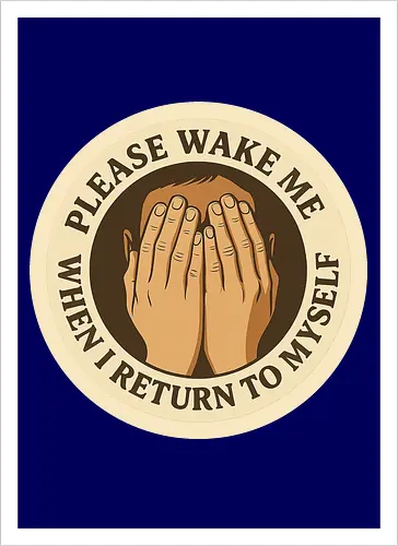 Please wake me when I return to myself