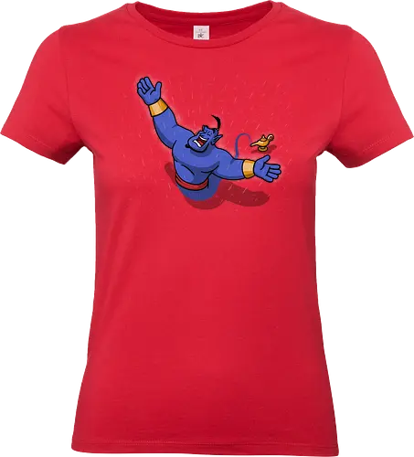 The Lamp Redemption! - the-shawshank-redemption, shawshank-redemption, jail, prison, rain, movies, aladdin, genie, funny - Standard T-Shirt (Frauen)