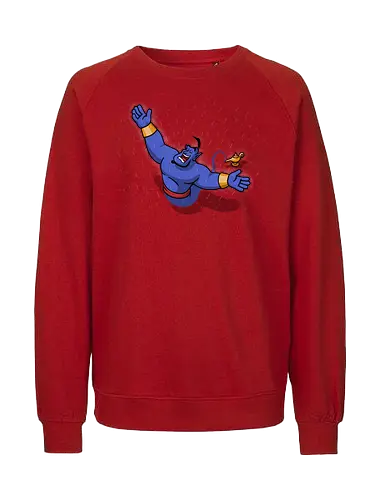 The Lamp Redemption! - the-shawshank-redemption, shawshank-redemption, jail, prison, rain, movies, aladdin, genie, funny - Fairtrade Sweatshirt