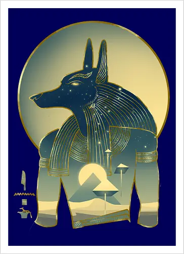 Blue Anubis