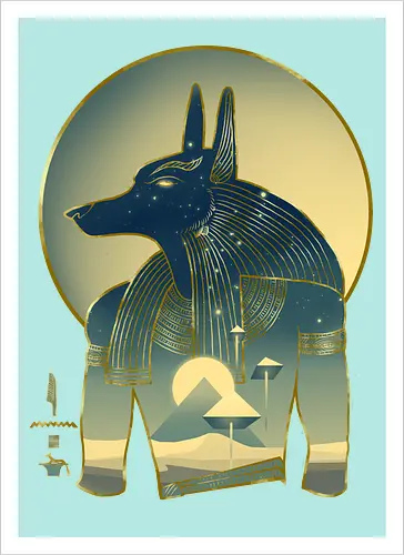 Blue Anubis