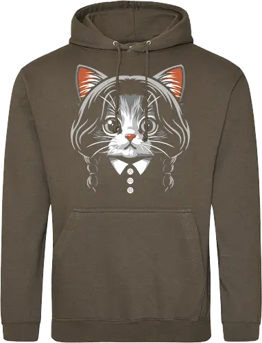 Wednesday Addams Cute Cat