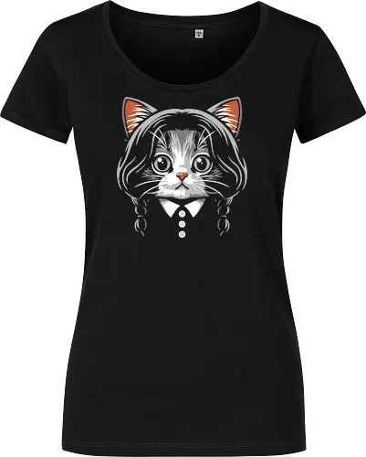 Wednesday Addams Cute Cat
