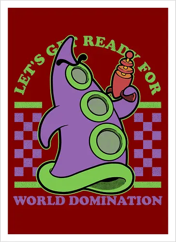 Game Mascot Evil Tentacle