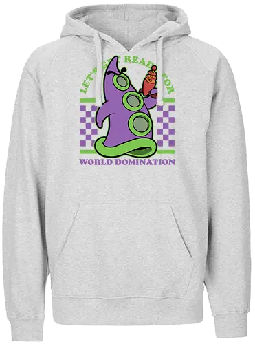 Game Mascot Evil Tentacle - Video Games, Video Game, Game, Games, Gamer, Mascot, Retro, Vintage, Retro Vintage, Retro Gamer, Retro Cartoon, Fantasy, Adventure, Investigation, Investigate, Classic, Tentacles, Tentacle, World Domination - Fairtrade Hoodie