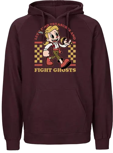 Game Mascot Monkey Pirate - Video Games, Video Game, Game, Games, Gamer, Mascot, Retro, Vintage, Retro Vintage, Retro Gamer, Retro Cartoon, Monkey, Pirates, Pirate, Fantasy, Adventure, Sword, Ghosts, Ghost, Treasure Hunter, Treasure - Fairtrade Hoodie