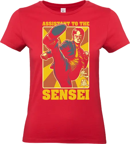 Assistant to the Sensei - office, assistant, sensei, martial arts, tv show, comedy, sitcom, mockumentary, meme, karate, fun, funny, martial art, fight - Standard T-Shirt (Frauen)