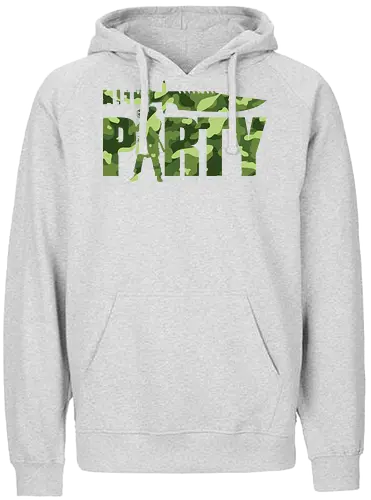 Let's Party - 80s Movies - 80s movies, 80s, action film, action movies, army, camouflage, childhood, gunfighter, gym, ill be back, kidnapping, military, retro, veteran, classic movies - Fairtrade Hoodie