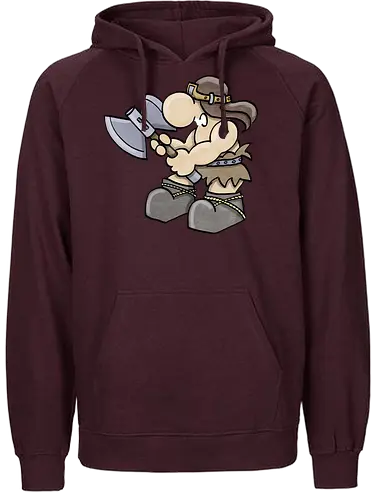 Kleine Helden - Barbar - Kleine Helden, fantasy, rpg, Barbar, pen and paper, Rollenspiel - Fairtrade Hoodie