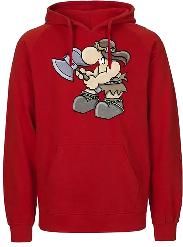 Kleine Helden - Barbar - Kleine Helden, fantasy, rpg, Barbar, pen and paper, Rollenspiel - Fairtrade Hoodie