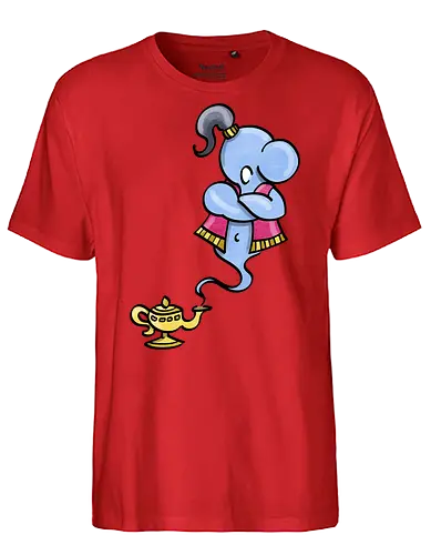 Kleine Helden - Lampengeist - fantasy, rpg, Lampengeist, Dschinn, pen and paper, Rollenspiel, Kleine Helden - Fairtrade T-Shirt