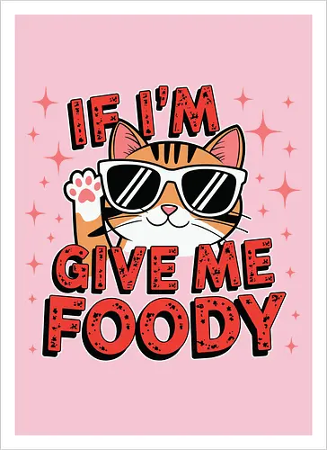 If I'm, give me foody