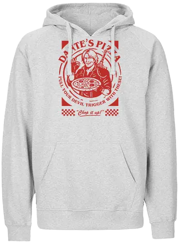 Devil Pizza - devil may cry, dante, game, pizza - Fairtrade Hoodie