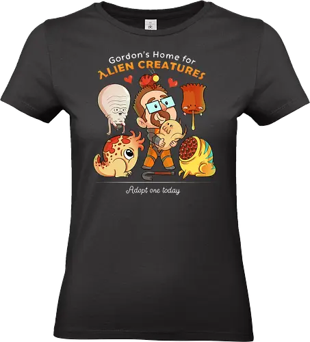 Gordon's Home For Aliens - gaming, half life, gordon freeman, xen - Standard T-Shirt (Frauen)