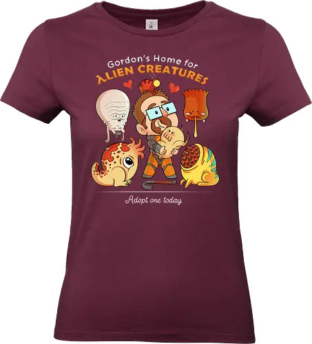 Gordon's Home For Aliens - gaming, half life, gordon freeman, xen - Standard T-Shirt (Frauen)