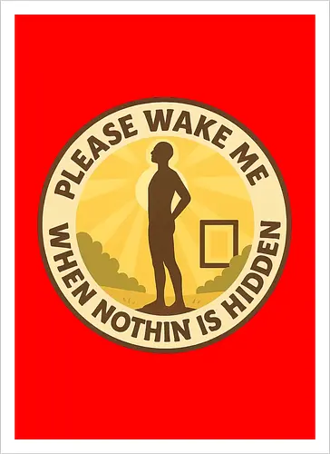 Please wake me when nothing is hidden