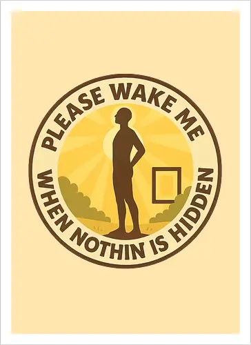 Please wake me when nothing is hidden