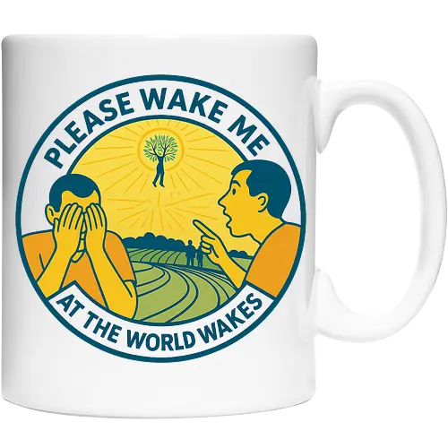 Please wake me as the world wakes