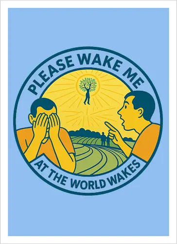 Please wake me as the world wakes