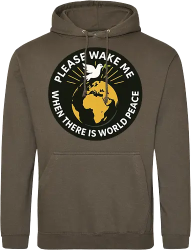 Please wake me when there is world peace