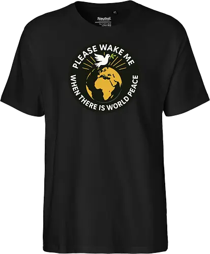 Please wake me when there is world peace