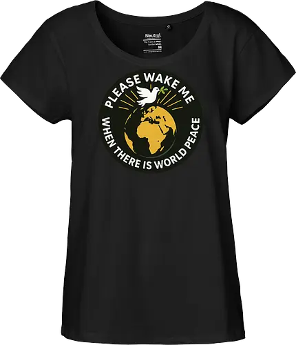 Please wake me when there is world peace