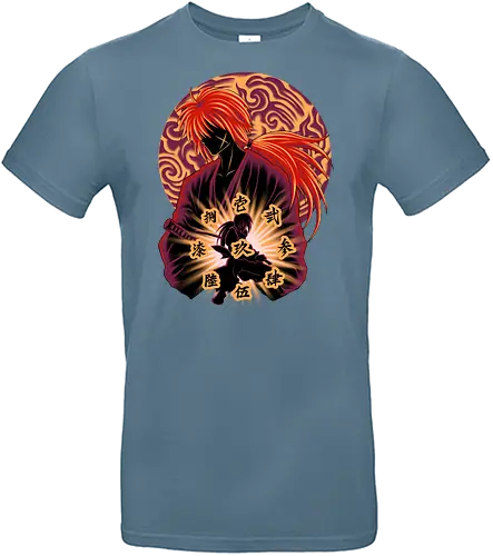 Flying Heaven Sword - Anime, Samurai, Rurouni Kenshin - Standard T-Shirt