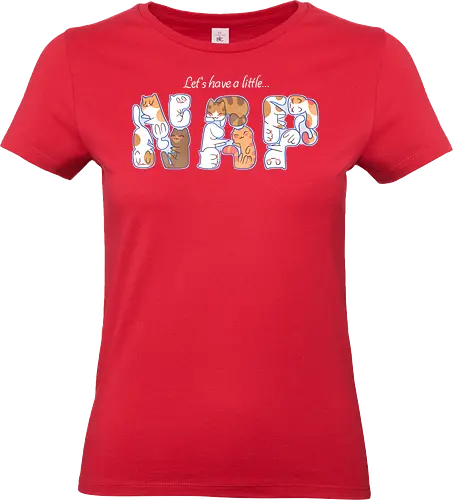 Let's have a little nap... - cats, katzen, niedlich, schlafen, napping, nickerchen - Standard T-Shirt (Frauen)