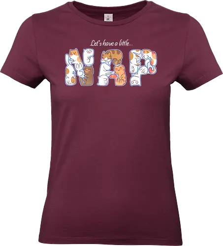 Let's have a little nap... - cats, katzen, niedlich, schlafen, napping, nickerchen - Standard T-Shirt (Frauen)