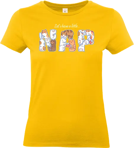 Let's have a little nap... - cats, katzen, niedlich, schlafen, napping, nickerchen - Standard T-Shirt (Frauen)