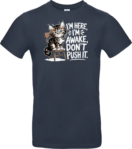 I'm here, I'm awake, don't push it