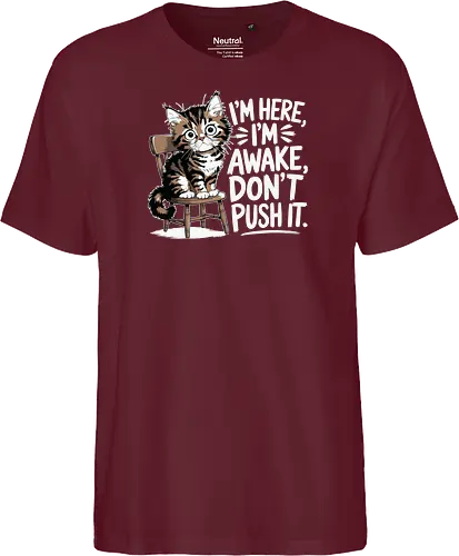 I'm here, I'm awake, don't push it