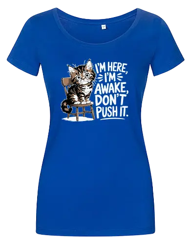I'm here, I'm awake, don't push it