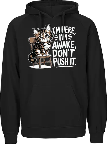 I'm here, I'm awake, don't push it