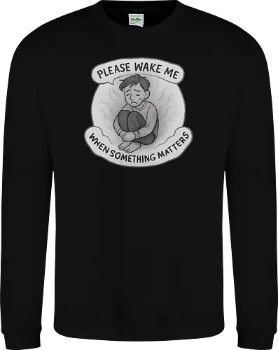 Please wake me when something matters