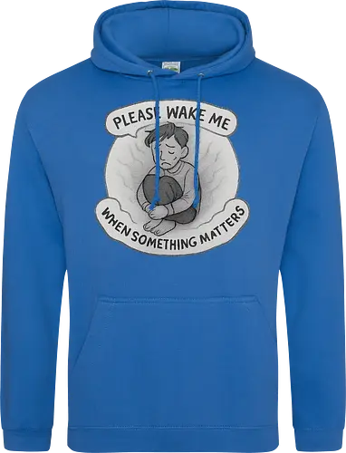 Please wake me when something matters