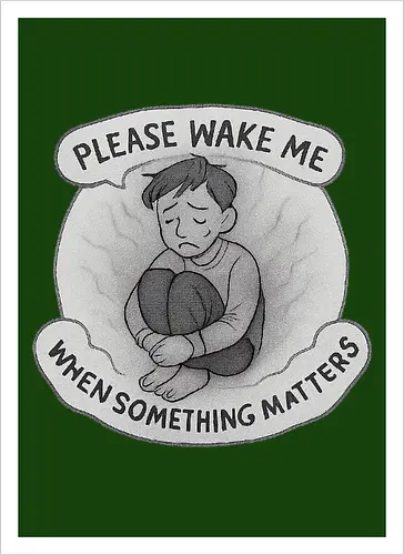 Please wake me when something matters