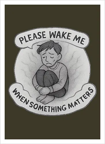 Please wake me when something matters