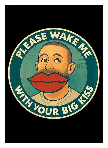 Please wake me – with your big kiss