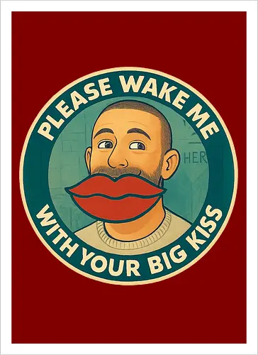 Please wake me – with your big kiss